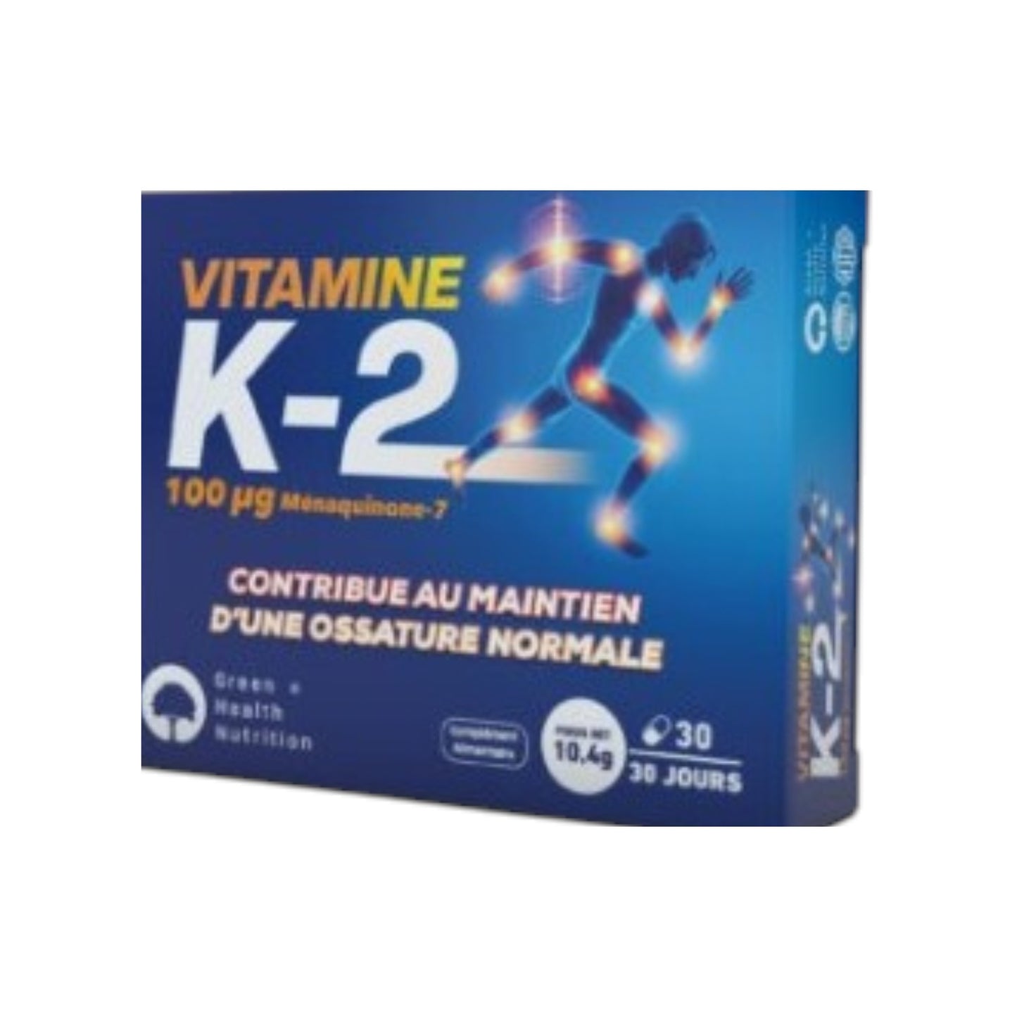 GREEN Vitamine K2 100µg 30 gélules