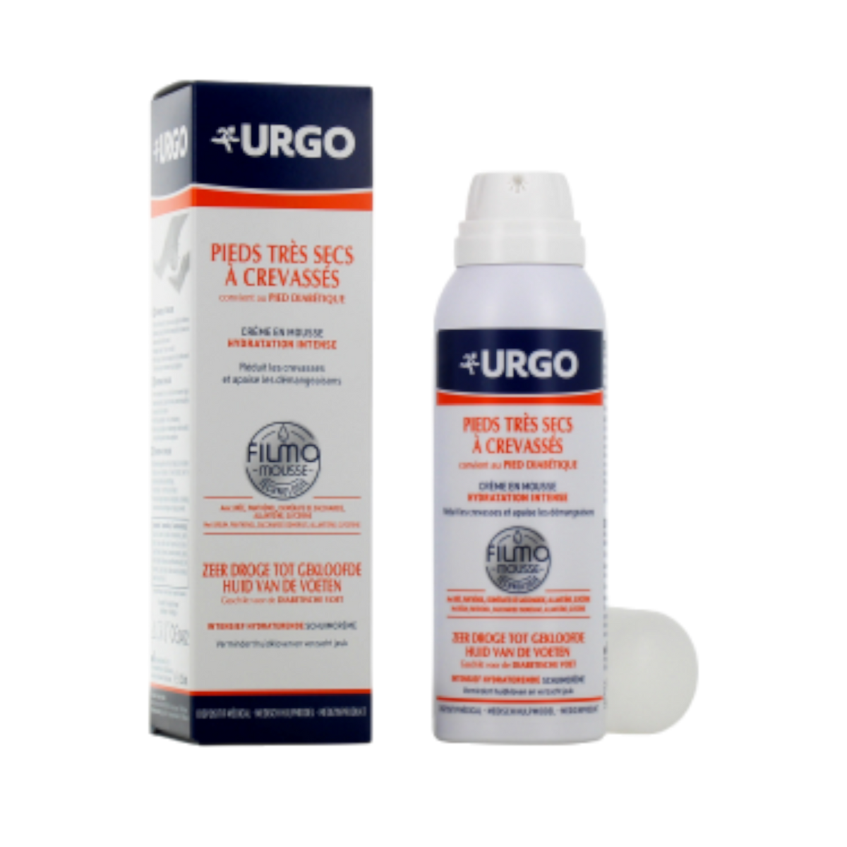 URGO Crème mousse pieds très secs a crevasses 125ml