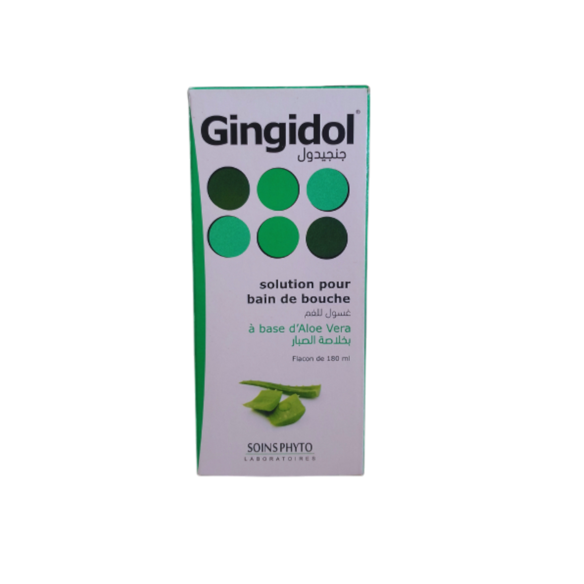 GINGIDOL Bain de Bouche Aloe Véra 180 ml