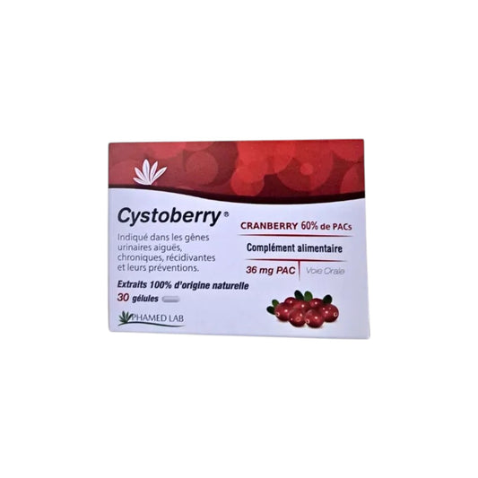 CYSTOBERRY Cranberry bte/30 gélules